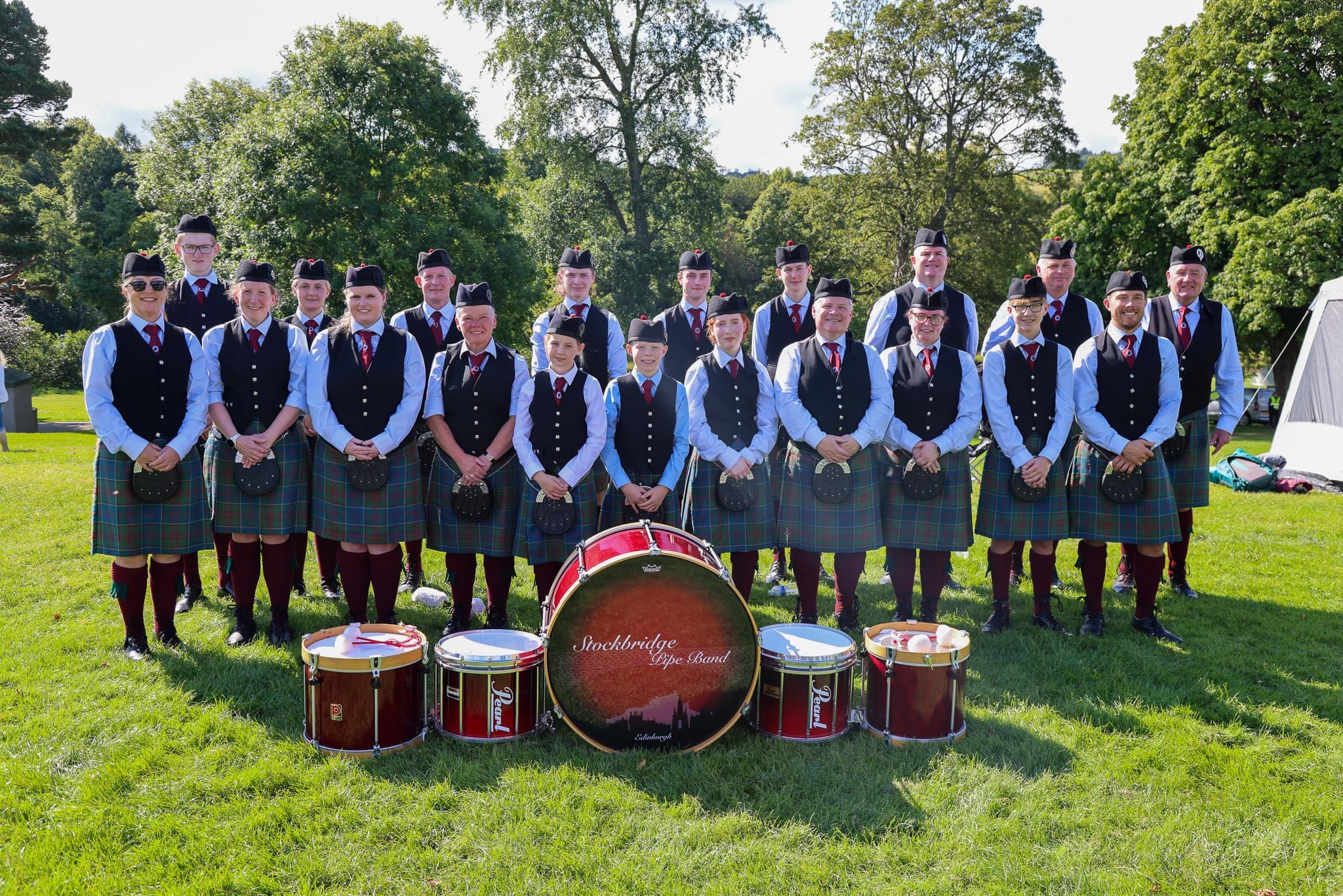 Stockbridge Pipe Band - Peebles - Sept 2022
